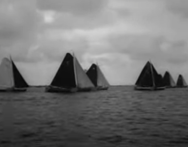 Skûtsjesilen bij Terhorne, 1978