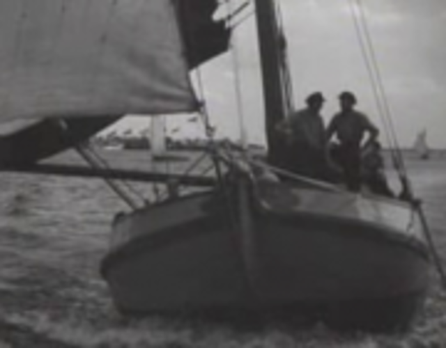 Skûtsjesilen bij Grouw, 1 augustus 1952